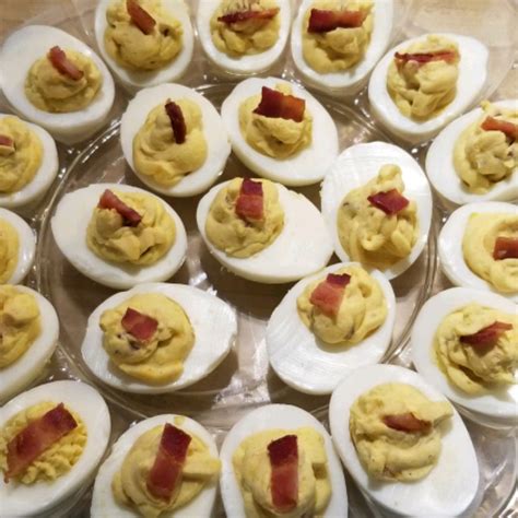 Bacon Cheddar Deviled Eggs Recipe Allrecipes
