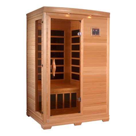 Solstice 2 Person Infrared Sauna 2 Backrests And Ionizer