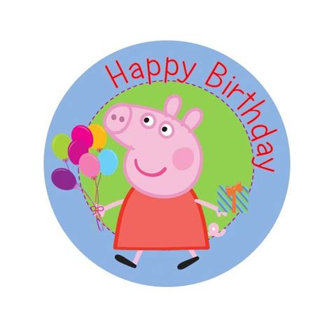 Peppa Pig Edible Img Peppa Pig Birthday Peppa Pig Birthday Party