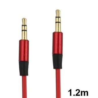 Simpel AUX Kabel 3.5mm - Rød