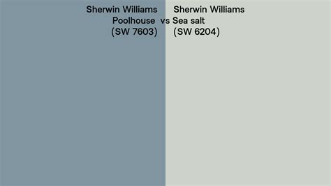 Sherwin Williams Poolhouse Vs Sea Salt Side By Side Comparison