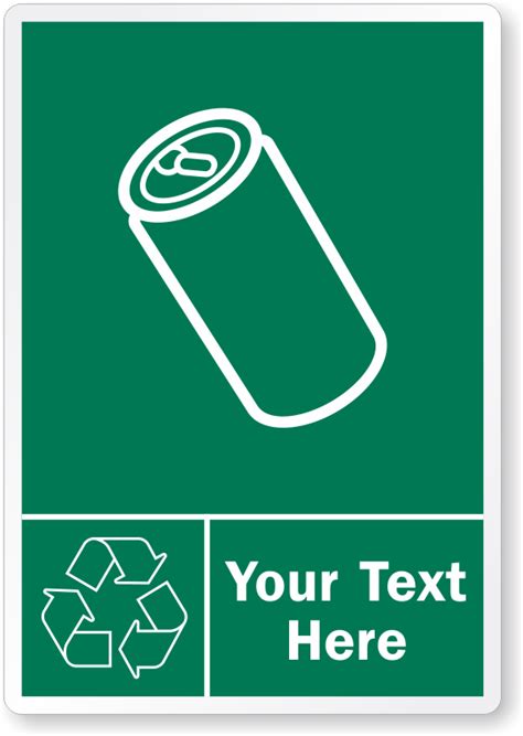 Custom Recycle Signs And Labels