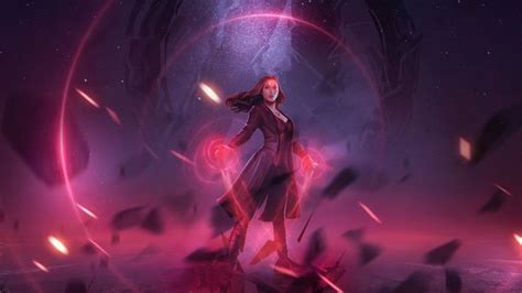 3840x2160 Power Of Scarlet Witch Wallpaper Is Based On Wandavision