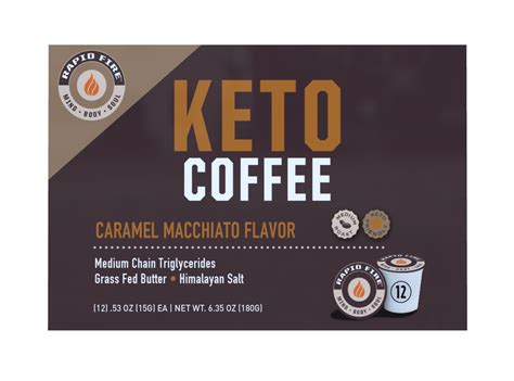 Free shipping on orders over $25 shipped by amazon. Rapid Fire Carmel Macchiato Keto Coffee Pods, 12 ct