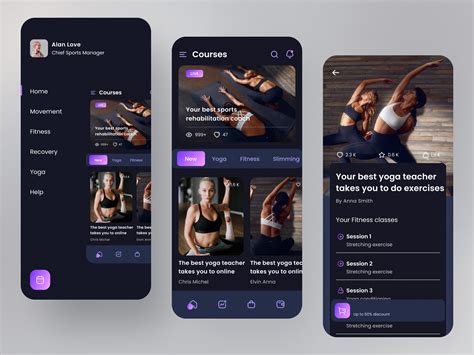 Yoga Fitness App By 艾伦 On Dribbble