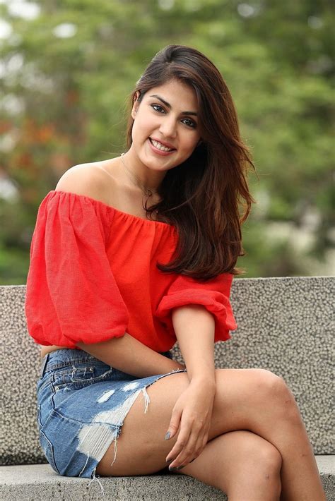 Rhea Chakraborty Displays Her Sexy Legs And Toned Midriff In Her Latest Hot Photo Shoot 1