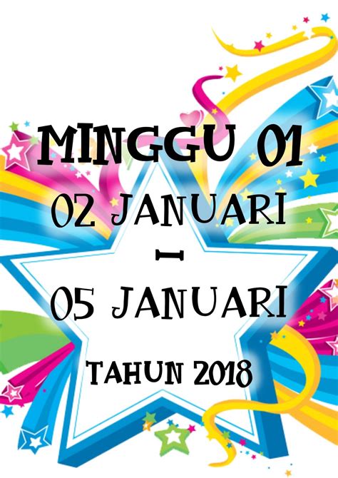 Permulaan sesi persekolahan tahun 2018. 23 Jenis "Divider" Minggu Persekolahan Tahun 2018 bagi ...