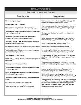 Feedback Comments for Student Writing | Student writing, Writing conferences, Writing instruction