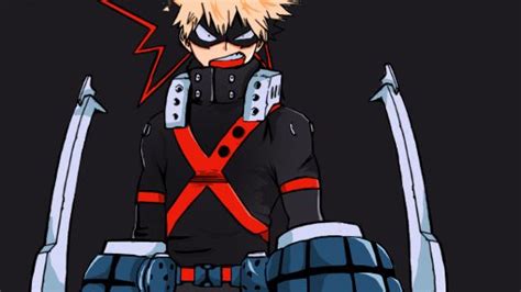 My Hero Academia Boku No Hero Akademia Katsuki Bakugou Winter Fighting