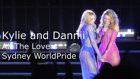 Kylie And Dannii Minogue All The Lovers At Sydney Worldpride Opening
