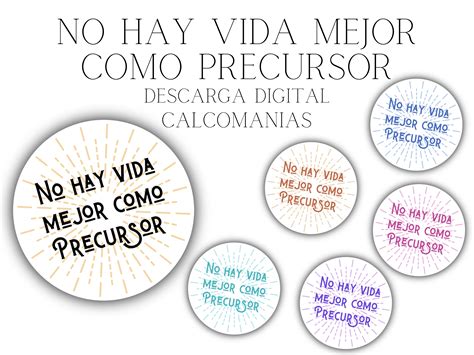 Jw Stickers No Hay Vida Mejor Como Precursor Descarga Etsy México