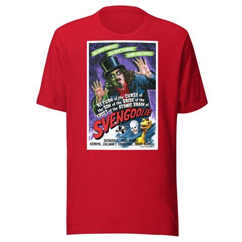 The Horror Of Svengoolie Poster Svengoolie T Shirt By Bill Morrison