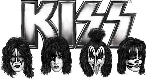 Download High Quality Kiss Logo Black And White Version Transparent Png
