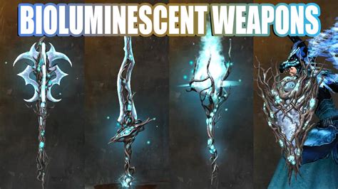 Bioluminescent Weapon Skins Guild Wars 2 Youtube