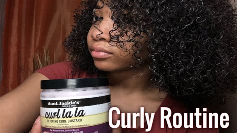 Defining Natural Curly Hair With Only Using Aunt Jackies Lala Curl