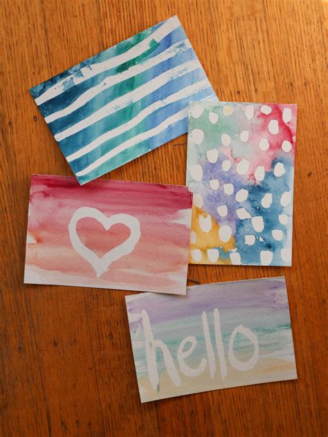 Watercolormasking Fluid Postcards The Crafted Life
