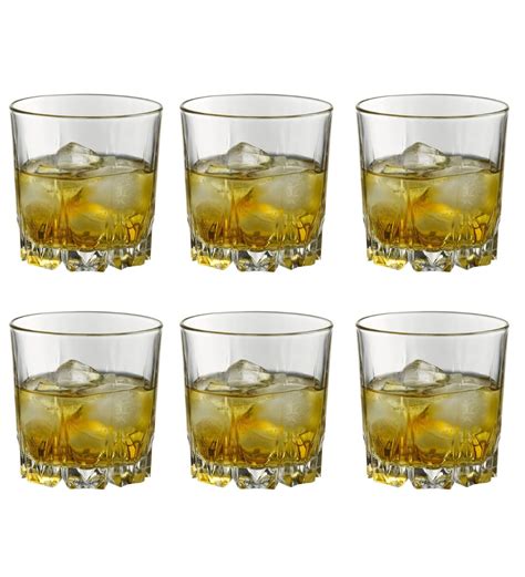 Buy Pasabahce Karat 300 ML Whisky Tumbler Glasses Set Of 6 Online