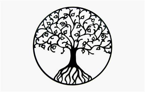 Tree Of Life Oak Clip Art Tree Of Life In Circle Free Transparent