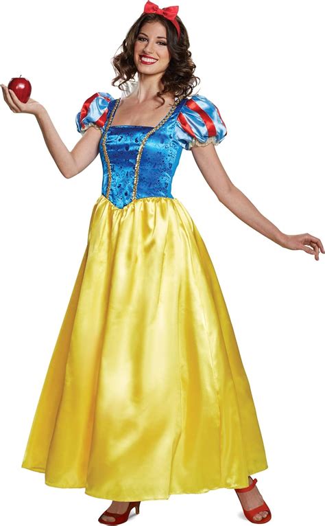Disguise Deluxe Snow White Fancy Dress Costume For Adults Uk