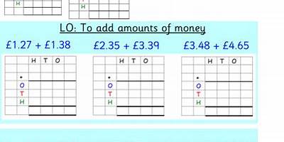 Subtracting Money Worksheets Year 3