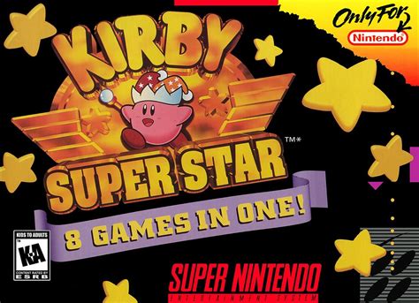 Kirby Super Star 1996 Snes Box Cover Art Mobygames