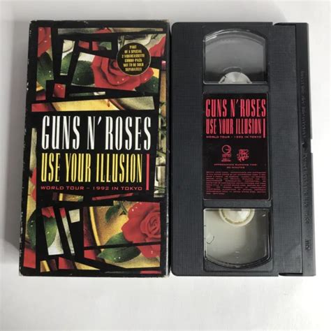 Guns N Roses Use Your Illusion I Vhs 1992 World Tour In Tokyo