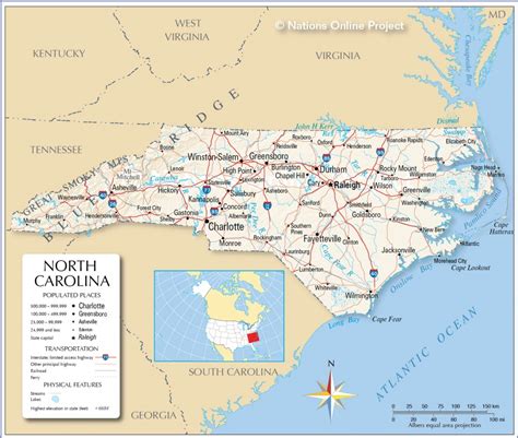 Printable Map Of North Carolina Cities Free Printable Maps