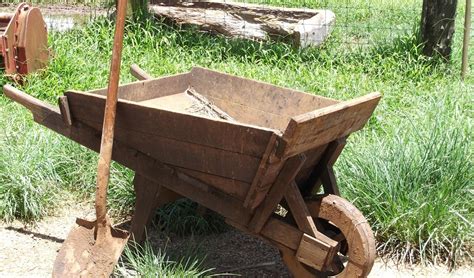 Life In The Clouds On Wheelbarrows And Old Tools