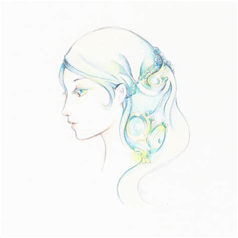 How To Draw A Soft Dreamy Profile Illustration With