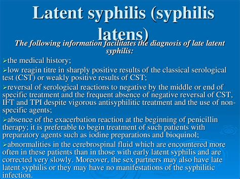 Tertiary Visceral Syphilis Neurosyphilis Online Presentation