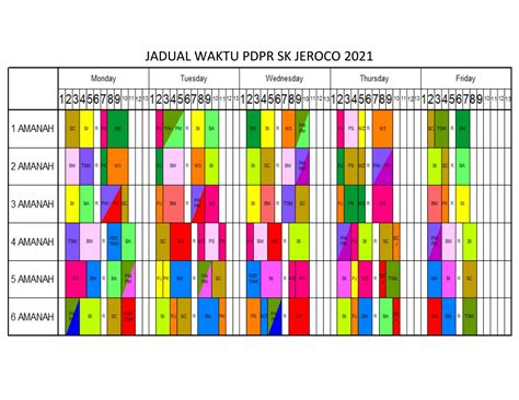 Logo design and illustration on instagram: Jadual waktu PdPR SK Jeroco by Mike.9118 - Issuu