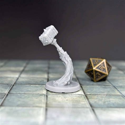 28mm Miniature Spiritual Hammer For Dungeons And Dragons Etsy Norway