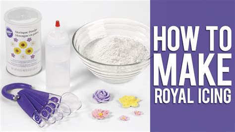How To Make Wilton Royal Icing Youtube