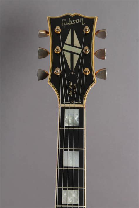 1974 Gibson Les Paul Custom Cherry Sunburst Headstock Repair Guitar