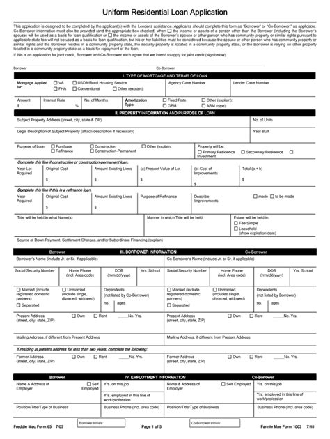 New 1003 Loan Application 2021 Pdf Fillable Fill Online Printable