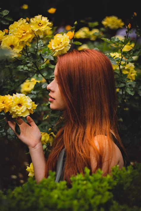 Photo Of Woman Holding Flower · Free Stock Photo