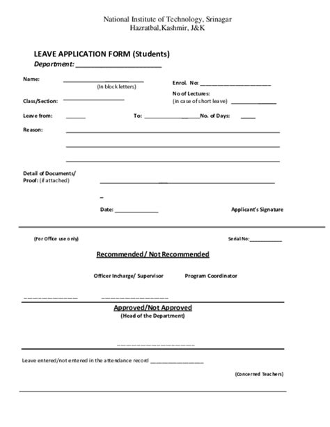 Application Leave Request Form / FREE 8+ Sample Leave ...