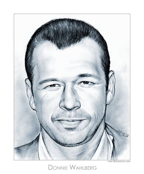 Donnie Wahlberg By Gregchapin On Deviantart Pencil Portrait Portrait