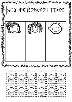 Equal Sharing / Splitting Numbers / Introduction to Divisi | Division