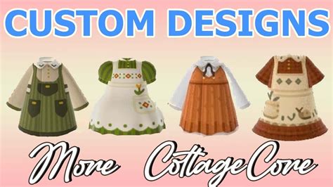 More Cottagecore Custom Designs Animal Crossing New Horizons Youtube