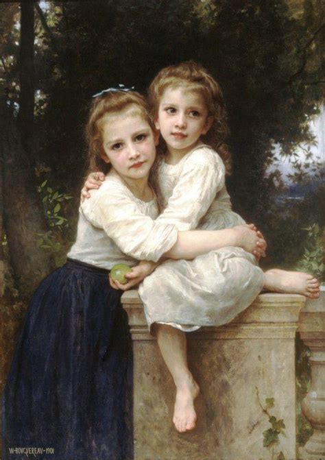 Two Sisters William Adolphe Bouguereau