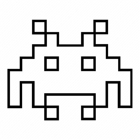 Space Invaders Alien Sprite Free Transparent Clipart