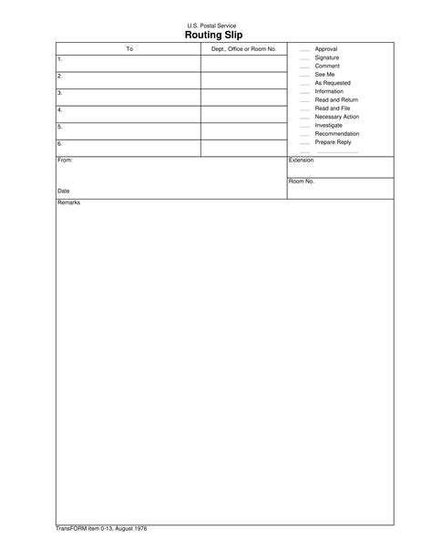 Routing Slip 9 Examples Format Pdf Examples