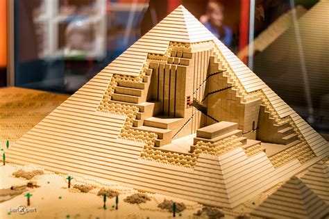 Pyramid Of Giza Lego Cutaway At The Museum Of Science And Industry Chicago Lego