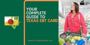 The food stamps program is administered by the texas health and human services commission. Texas EBT Card - Food Stamps EBT