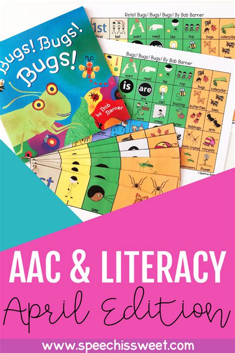 April Aac And Literacy Literacy April Speech Therapy Spring Speech