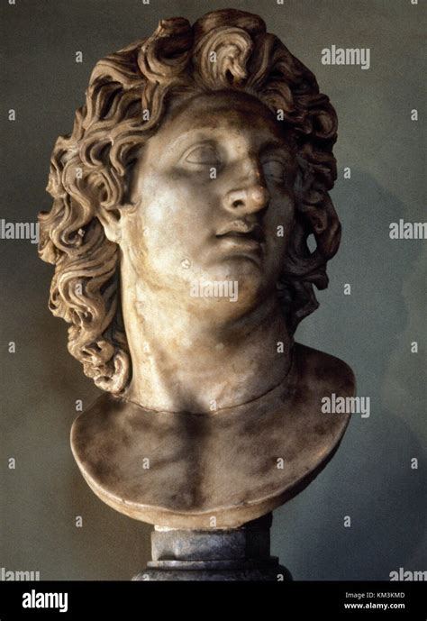 Alexander The Great 356 323 Bc King Of Madedon Bust Of Alexander As