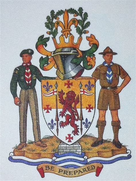 Coat Of Arms Crest Of Scout Association