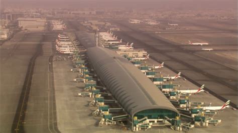 Amazing View Of Emirates Dubai International Airport Terminal Youtube