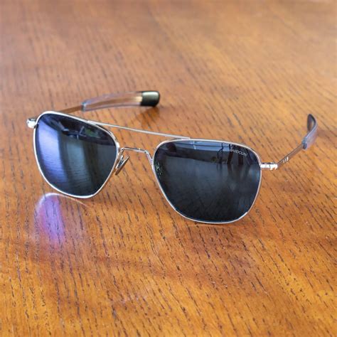 randolph engineering aviator bright chrome bayonet polarized gray usa sunglasses atelier yuwa